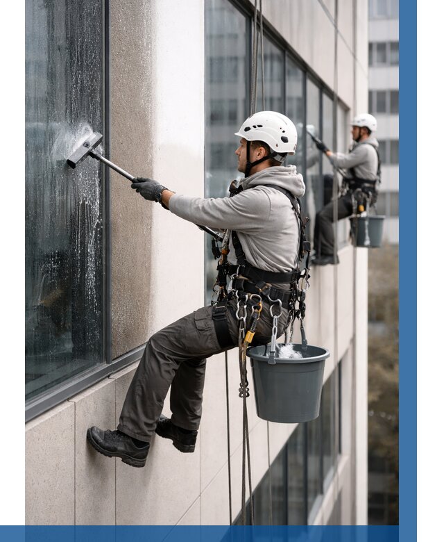 Мойка фасадов зданий в Курчатове под ключ от 357 р. | ВЫСОТНИК-Крч