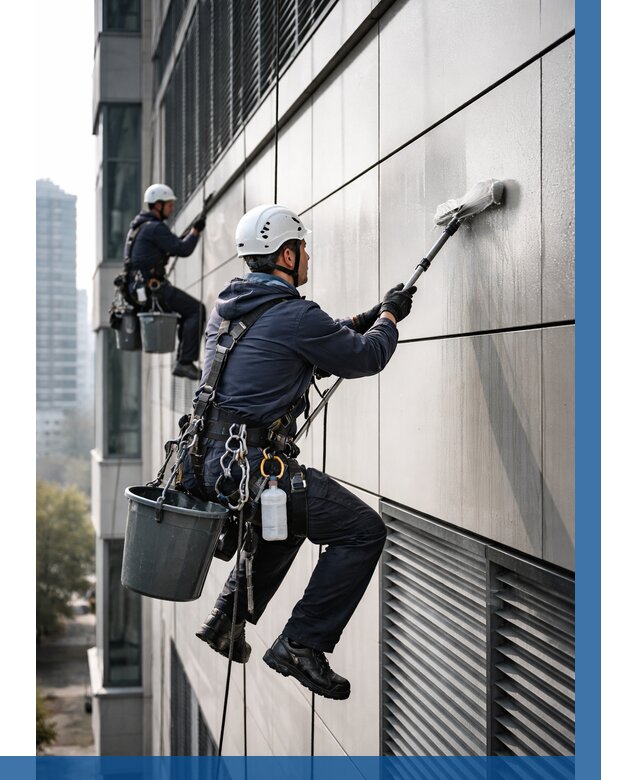 Мойка вентилируемого фасада в Курчатове от 255 р. | ВЫСОТНИК-Крч