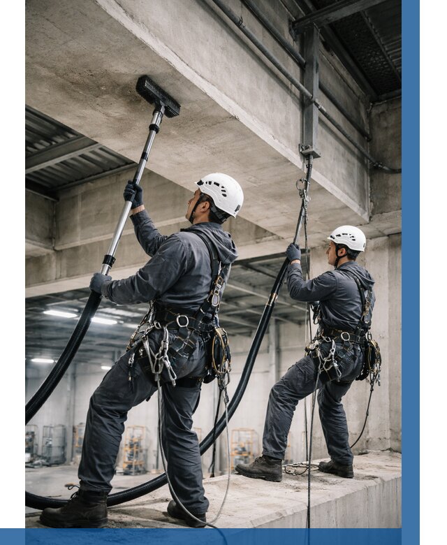 Обеспыливание потолочных конструкций в Курчатове от 255 р. |ВЫСОТНИК-Крч