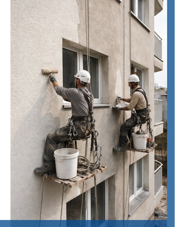 Нанесение короеда на фасад в Курчатове от 458 р. | ВЫСОТНИК-Крч