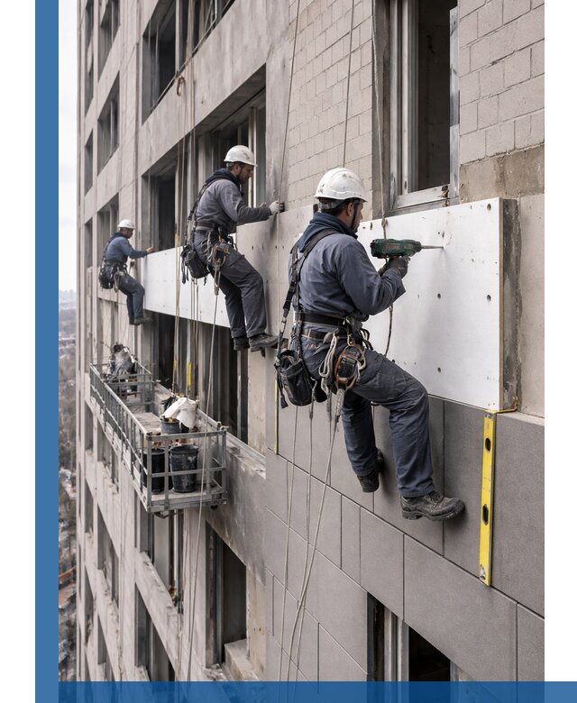 Монтаж фасадных термопанелей высокого качества в Курчатове