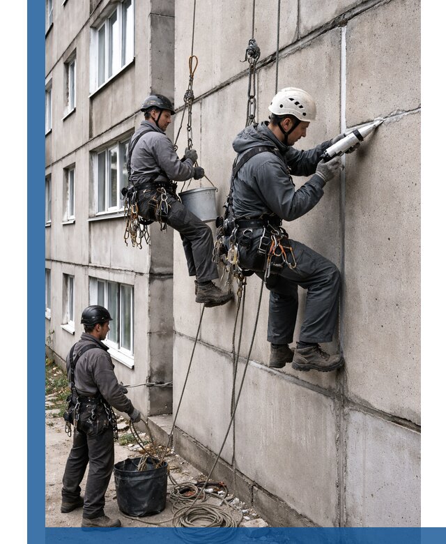 Герметизация межпанельных швов в Курчатове с гарантией герметичности