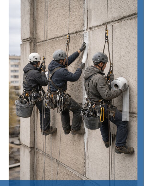 Ремонт межпанельных швов в Курчатове от 764 р. | ВЫСОТНИК-Крч