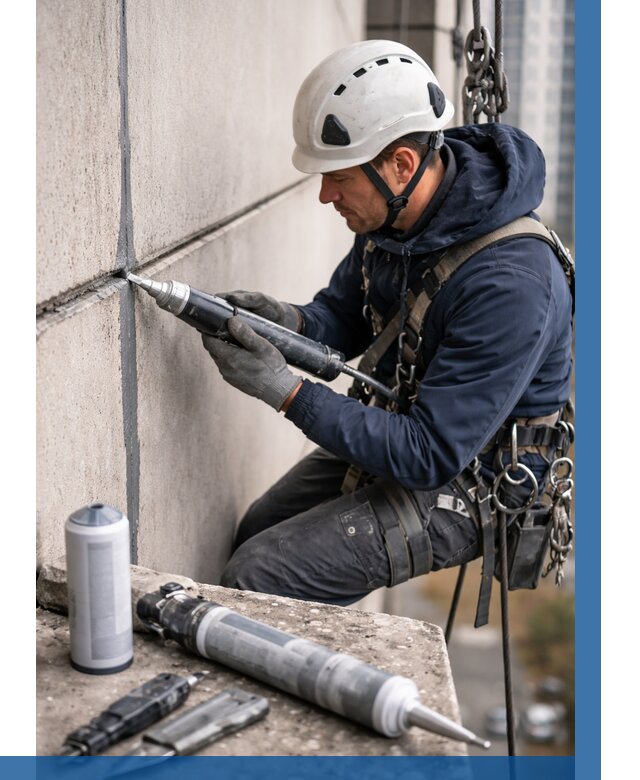 Вторичная герметизация швов в Курчатове от 458 р. | ВЫСОТНИК-Крч