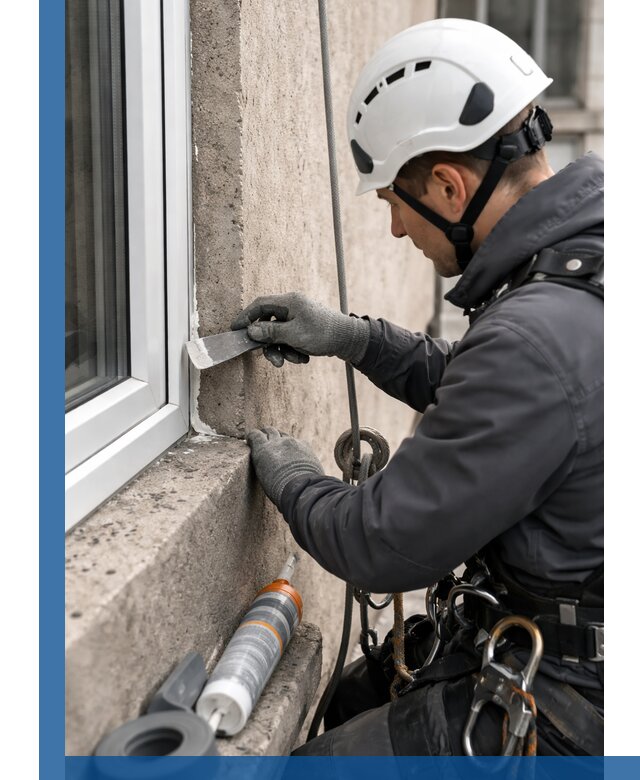 Герметизация монтажных швов окон в Курчатове с гарантией качества