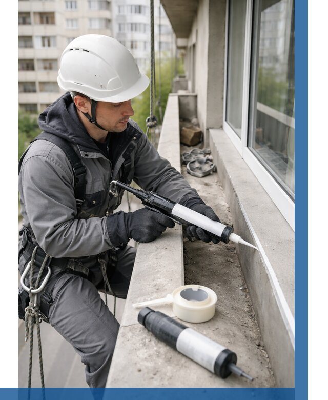 Герметизация швов лоджии в Курчатове от 4585 р. | ВЫСОТНИК-Крч