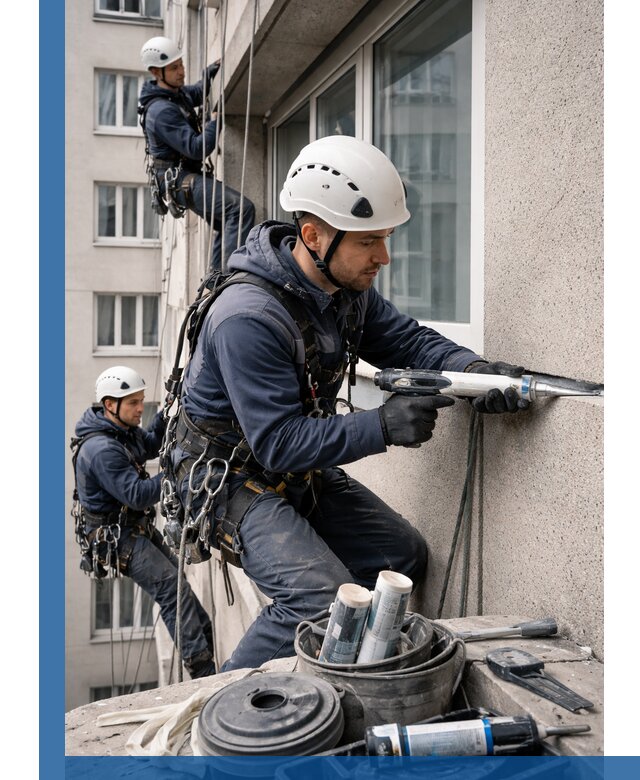 Герметизация швов лоджии в Курчатове профессионально и надежно