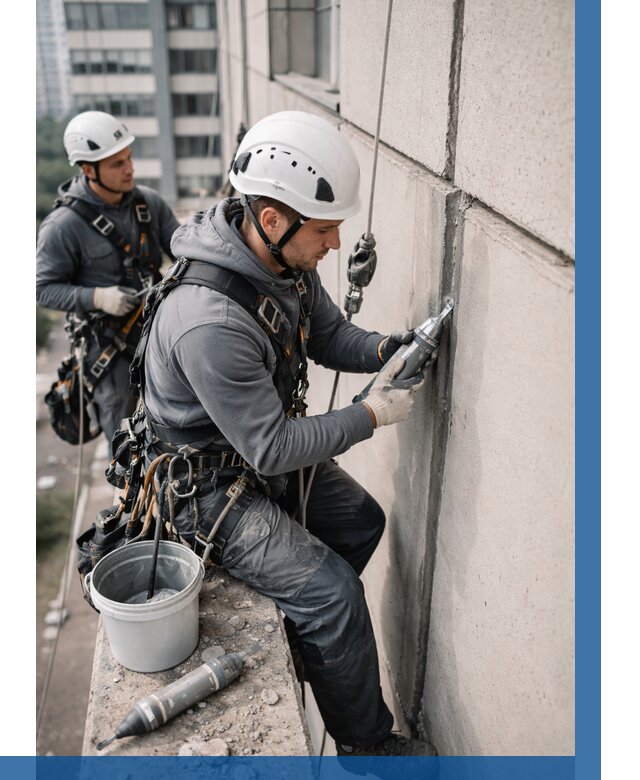 Ремонт деформационных швов здания в Курчатове от 1019 р. | ВЫСОТНИК-Крч