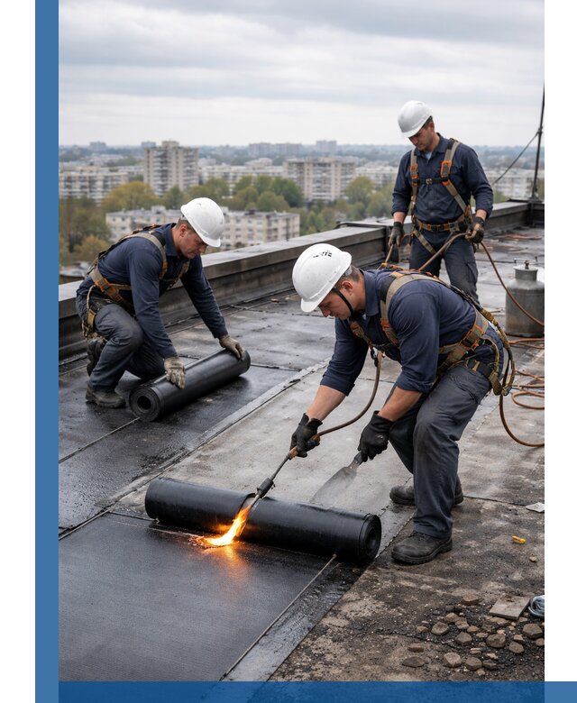 Ремонт наплавляемой кровли в Курчатове качественно и надежно