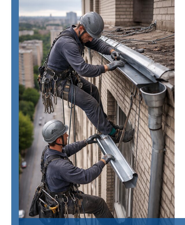 Ремонт водосточных желобов в Курчатове, быстро и качественно