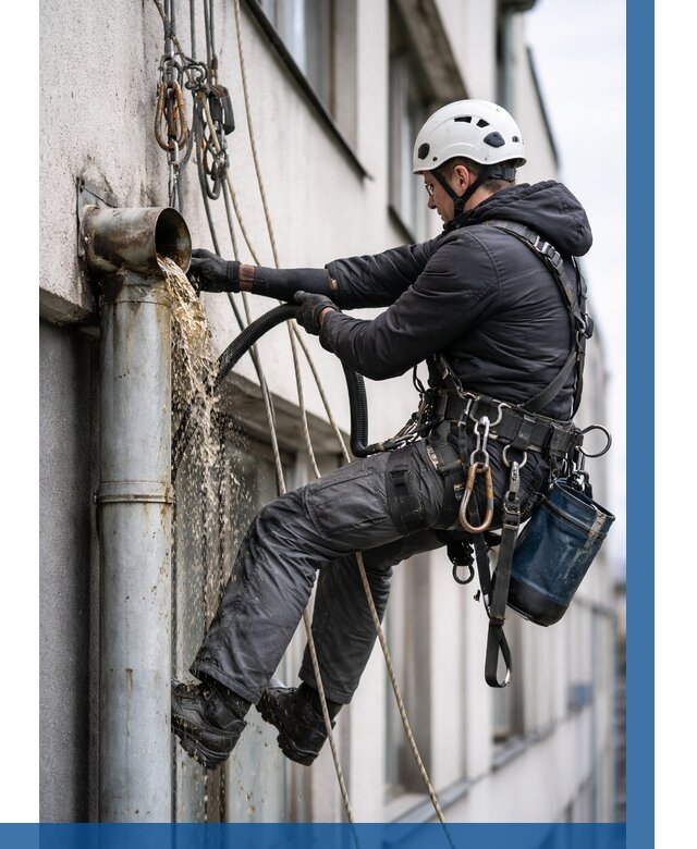 Прочистка водосточных труб в Курчатове от 3566 р. | ВЫСОТНИК-Крч