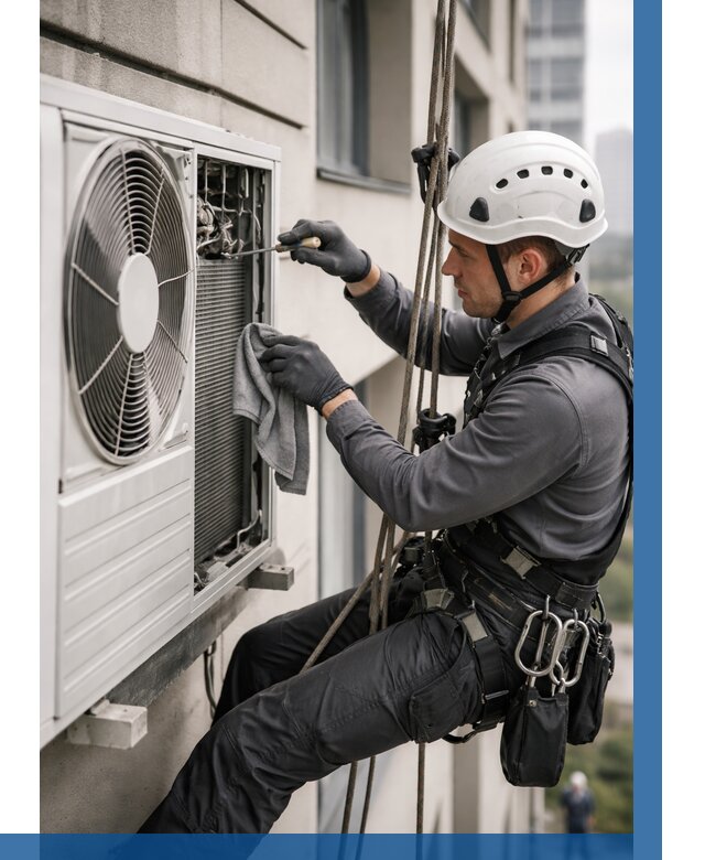 Обслуживание внешнего блока кондиционера в Курчатове от 2751 р.ВЫСОТНИК-Крч