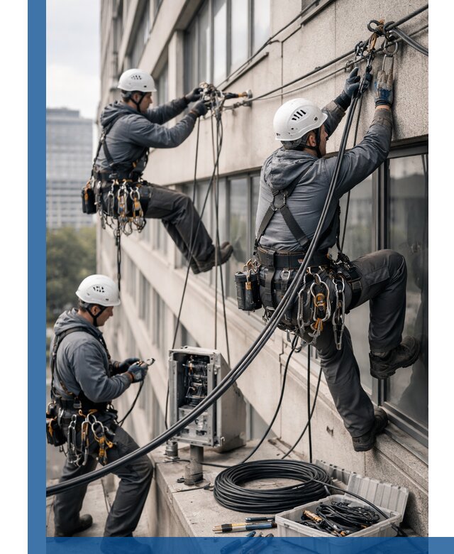 Прокладка оптоволоконного кабеля в Курчатове под ключ с тестированием