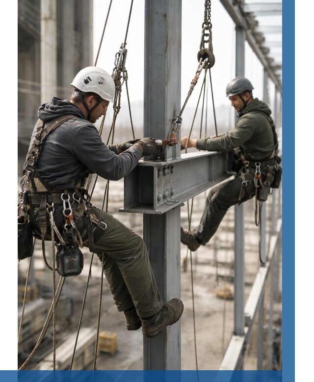 Монтаж металлоконструкций на высоте в Курчатове от 3566 р. | ВЫСОТНИК-Крч