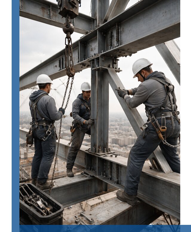 Профессиональный монтаж металлоконструкций на высоте в Курчатове