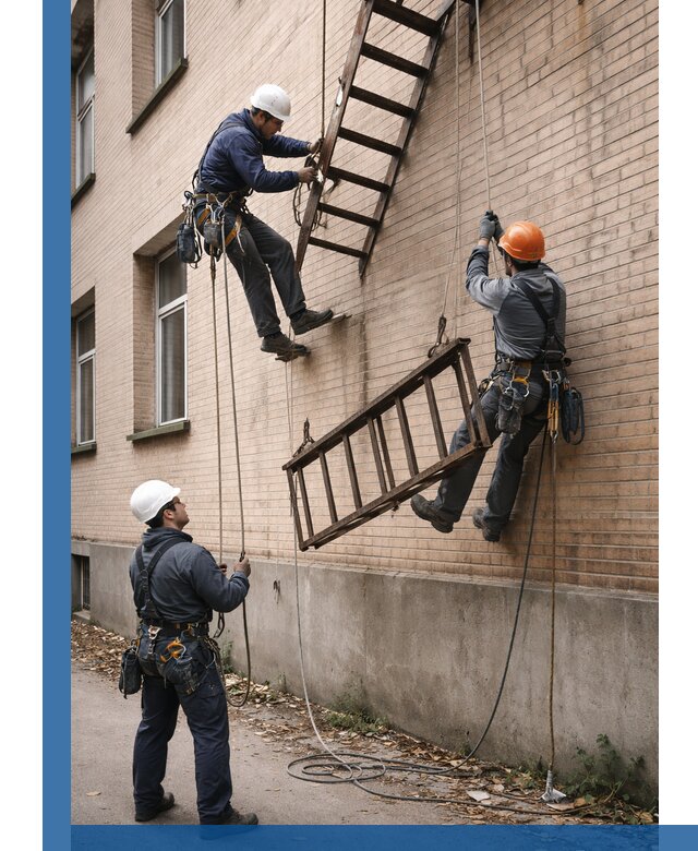 Демонтаж пожарной лестницы в Курчатове быстро и безопасно