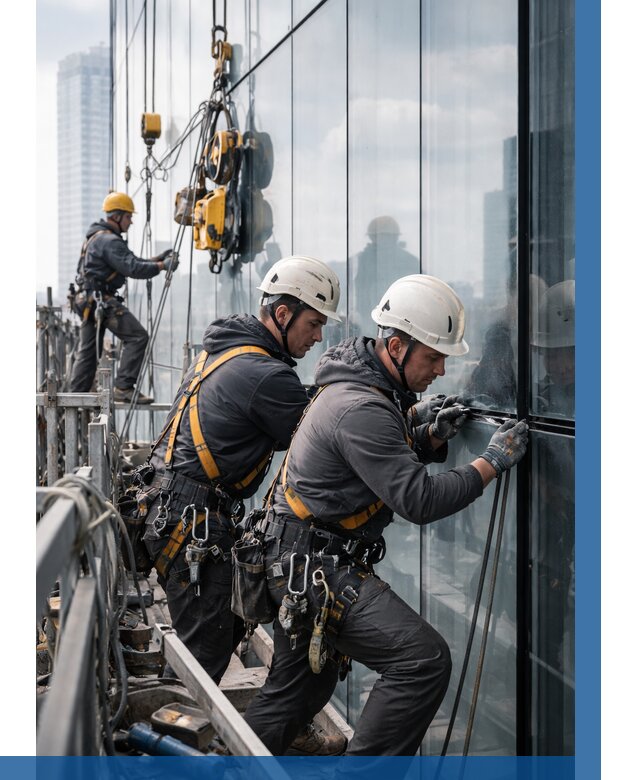 Структурное остекление фасадов в Курчатове от 9679 р. | ВЫСОТНИК-Крч