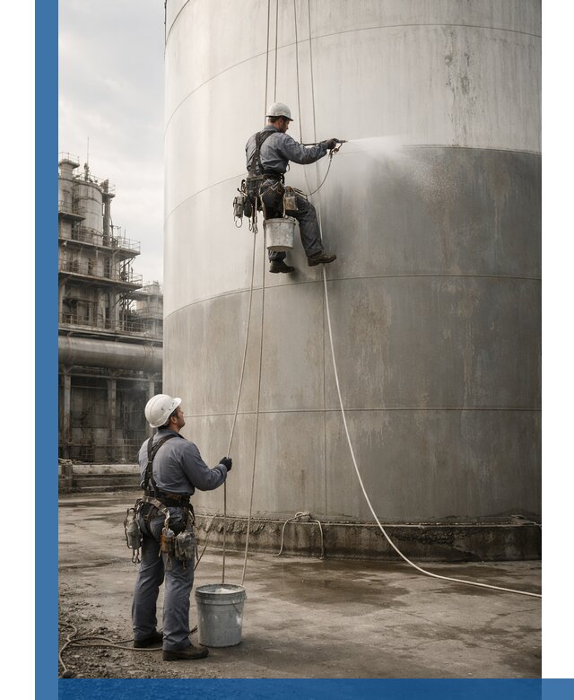 Покраска стальных резервуаров и емкостей в Курчатове профессионально