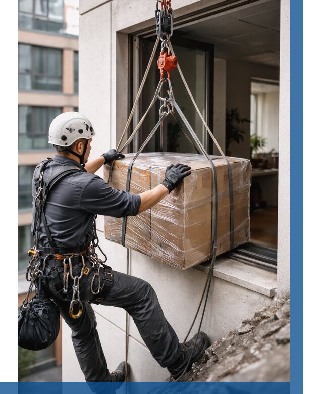 Подъем груза через окно в Курчатове от 4585 р. | ВЫСОТНИК-Крч