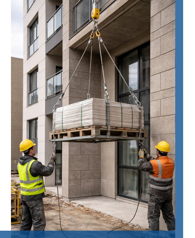 Подъем керамогранита на этаж в Курчатове от 3566 р. | ВЫСОТНИК-Крч