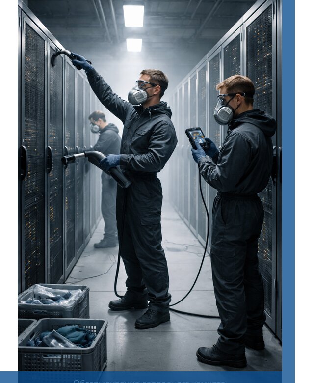 Обеспыливание серверной комнаты в Курчатове от 4585 р. | ВЫСОТНИК-Крч