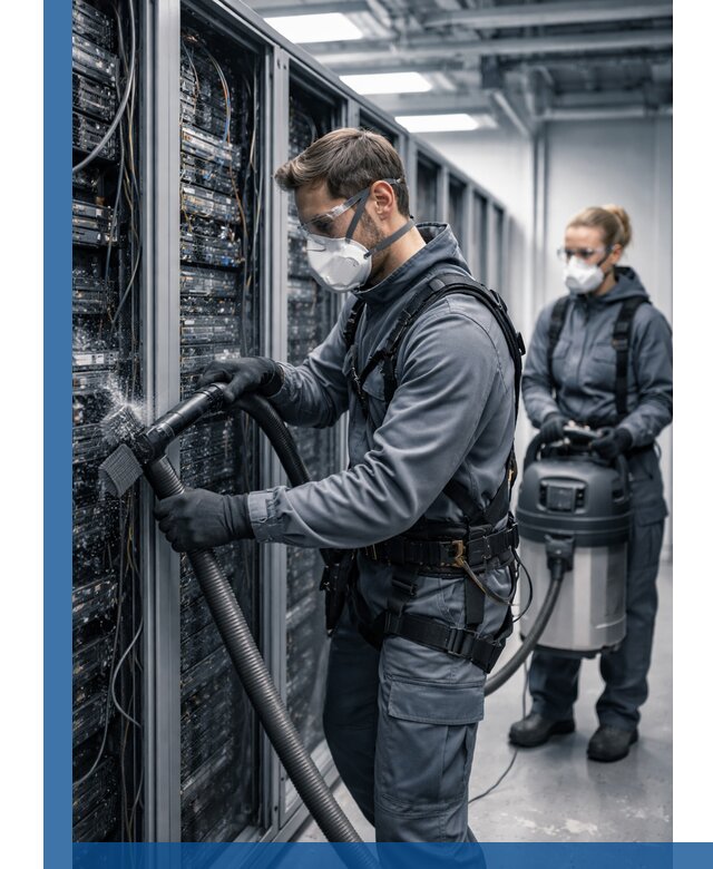 Обеспыливание серверной комнаты в Курчатове, профессиональная очистка