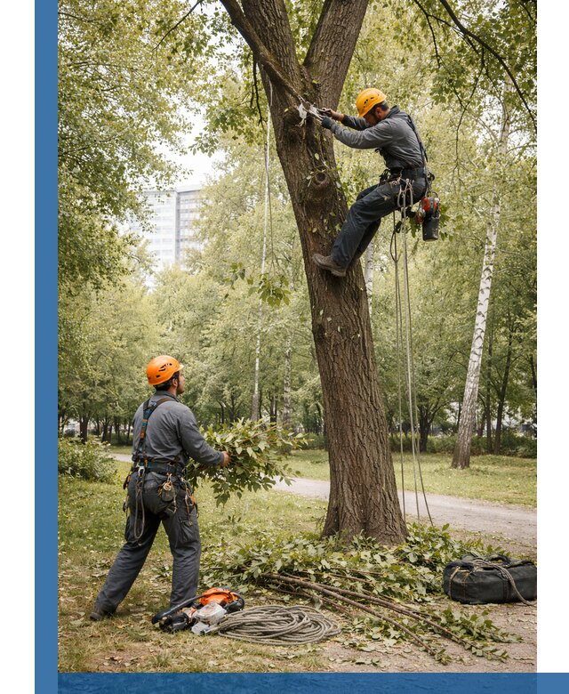 Санитарная обрезка деревьев в Курчатове, профессионально и безопасно