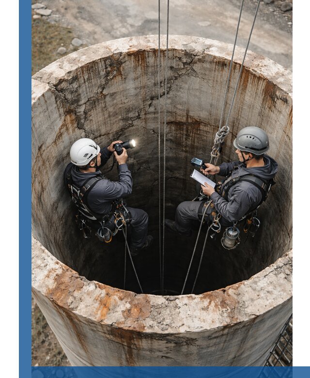 Обследование дымовой трубы: диагностика и оценка состояния в Курчатове